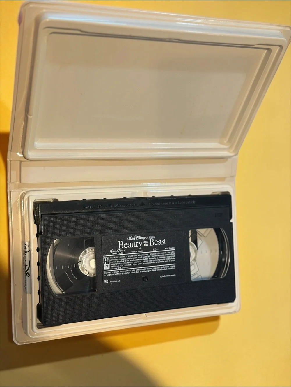 Beauty and the Beast VHS 1992 Disney Black Diamond Classic 1325 Vaulted OOP